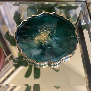 Resin coasters set of 4. Handmade with love 💕